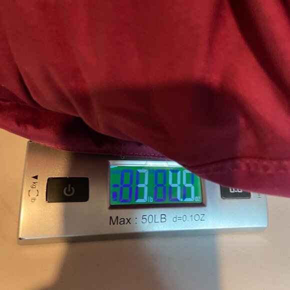 LL Bean Women 1X Baxter State Parka Coat Pink Full Zip Hood 650 Goose Down Fill - Picture 9 of 9